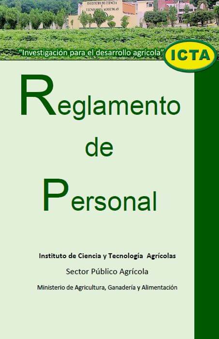 Reglamento de personal del ICTA